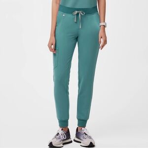 Figs Zamora Jogger Scrub Pants Hydrogreen XS NWT